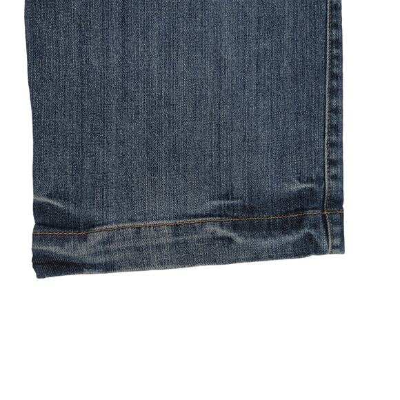 EUC Maurices blue Jeans Cotton Blend Low Rise Womens Size 9 Acid Wash Pockets - Picture 5 of 10